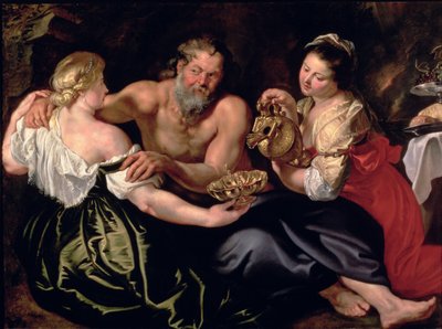 Loth et ses filles - Peter Paul Rubens